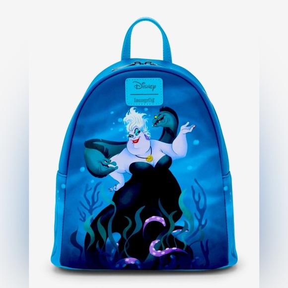 Loungefly Disney, Little mermaid Ursula, mini backpack NWT​ - Picture 1 of 4